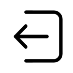 Exit Left SVG Icon